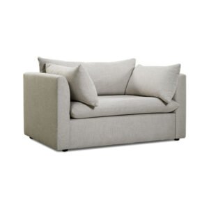 Modern Gigi Linen Polyester/Blend 3-Seater Sofa